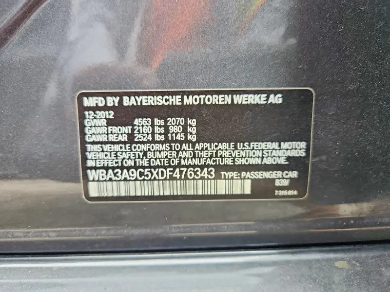 2013 BMW 335 I  