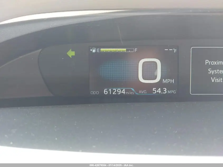 2020 TOYOTA PRIUS XLE