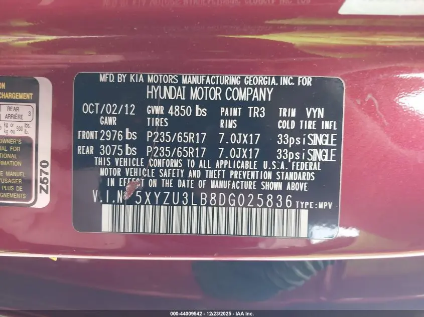 2013 HYUNDAI SANTA FE SPORT