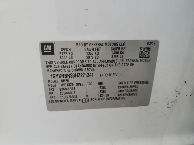 2017 CADILLAC XT5 LUXURY