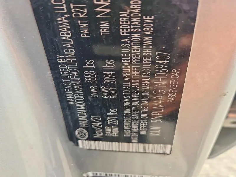 2022 HYUNDAI ELANTRA SEL  