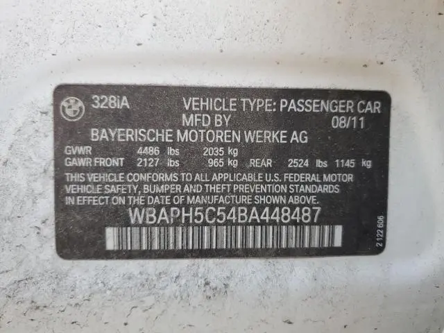 2011 BMW 328 I SULEV  