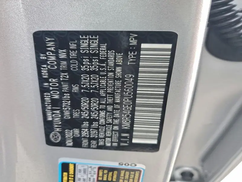 2023 HYUNDAI PALISADE LIMITED  