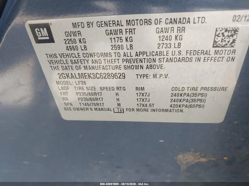 2012 GMC TERRAIN SLE-1
