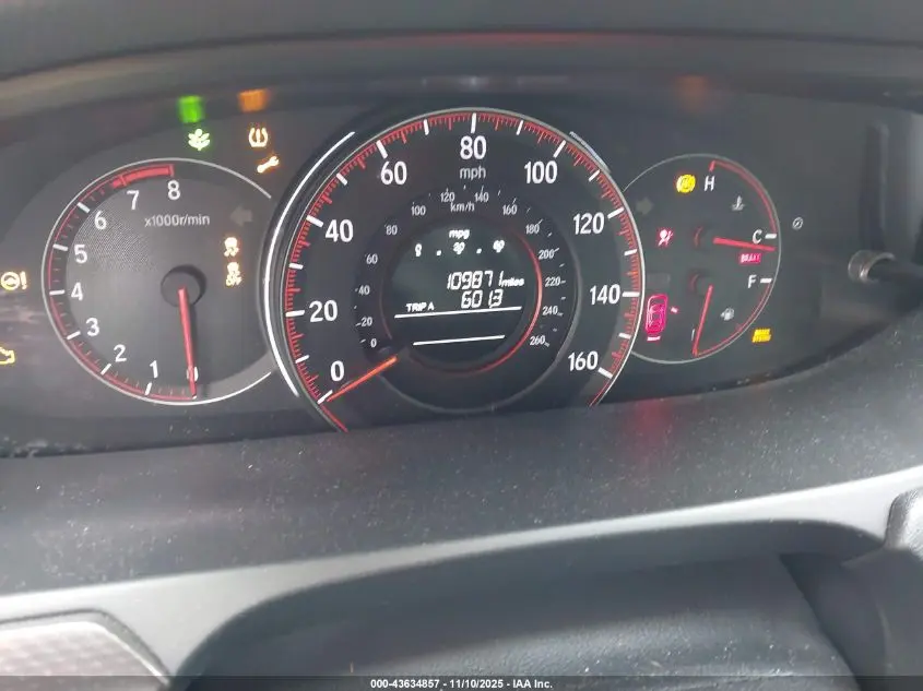 2016 HONDA ACCORD EX-L V-6