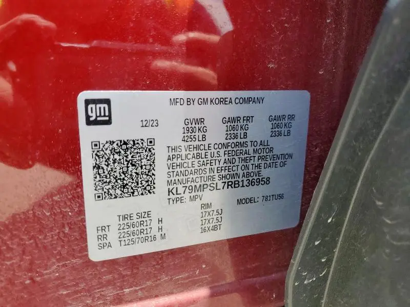 2024 CHEVROLET TRAILBLAZER LT  