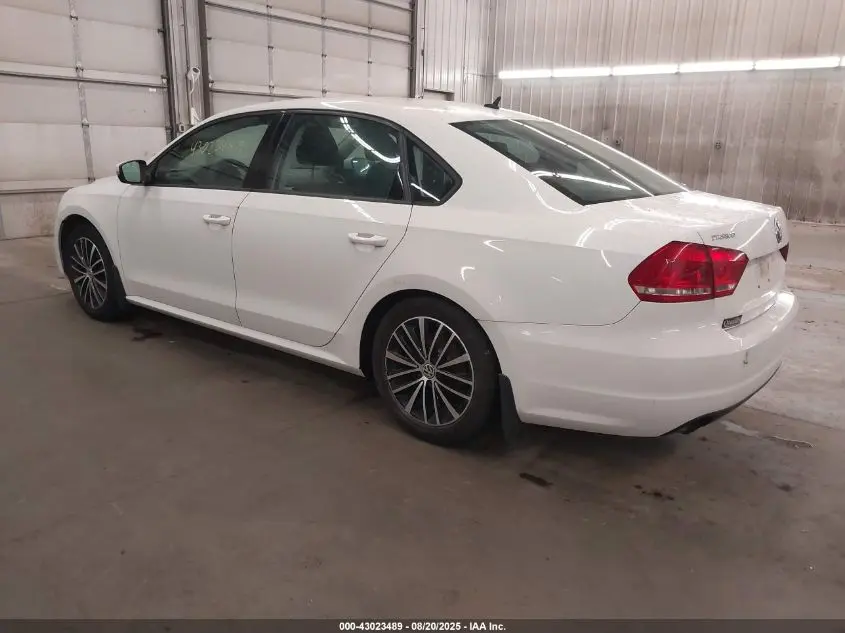2015 VOLKSWAGEN PASSAT 1.8T S