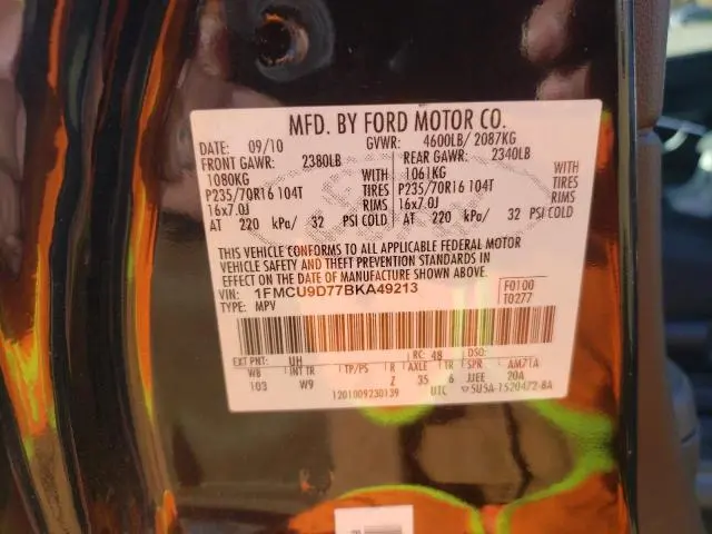 2011 FORD ESCAPE XLT  