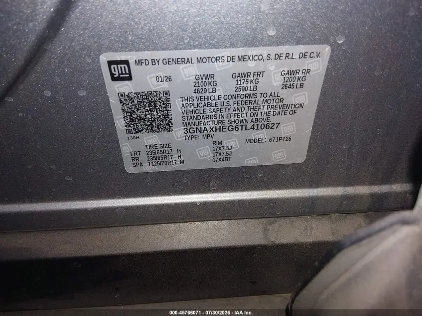 2026 CHEVROLET EQUINOX FWD LT