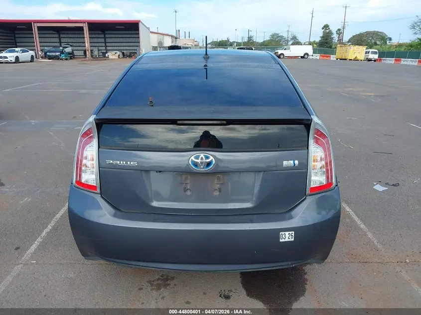 2012 TOYOTA PRIUS FIVE/FOUR/ONE/THREE/TWO
