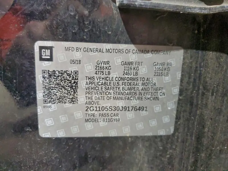 2018 CHEVROLET IMPALA LT  