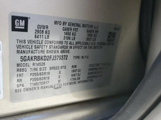 2015 BUICK ENCLAVE 
