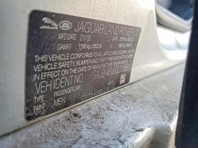 2016 JAGUAR XF PRESTIGE  