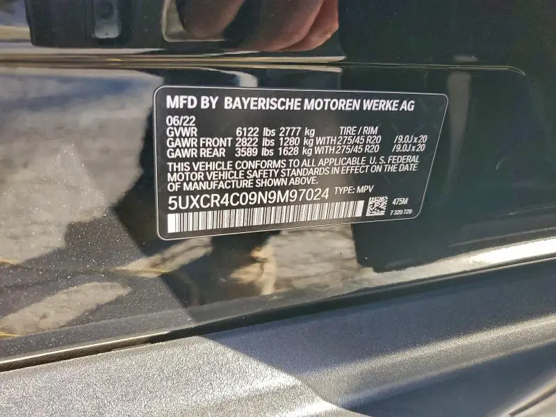 2022 BMW X5 SDRIVE 40I  