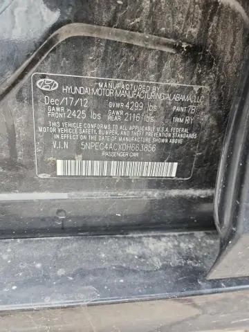 2013 HYUNDAI SONATA SE  