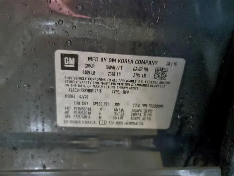 2017 BUICK ENCORE PREMIUM  