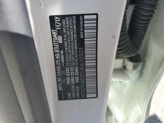 2018 MERCEDES-BENZ CLA 250  