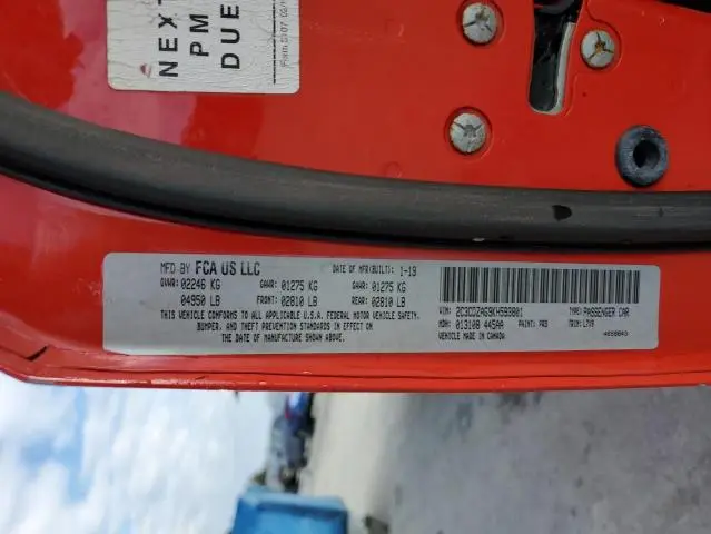 2019 DODGE CHALLENGER SXT