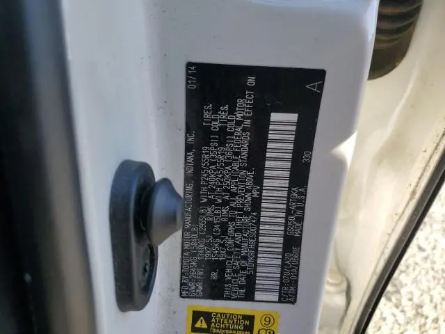 2014 TOYOTA HIGHLANDER LIMITED  