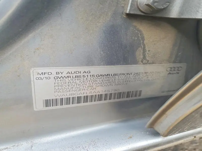 2010 AUDI S4 PREMIUM PLUS  