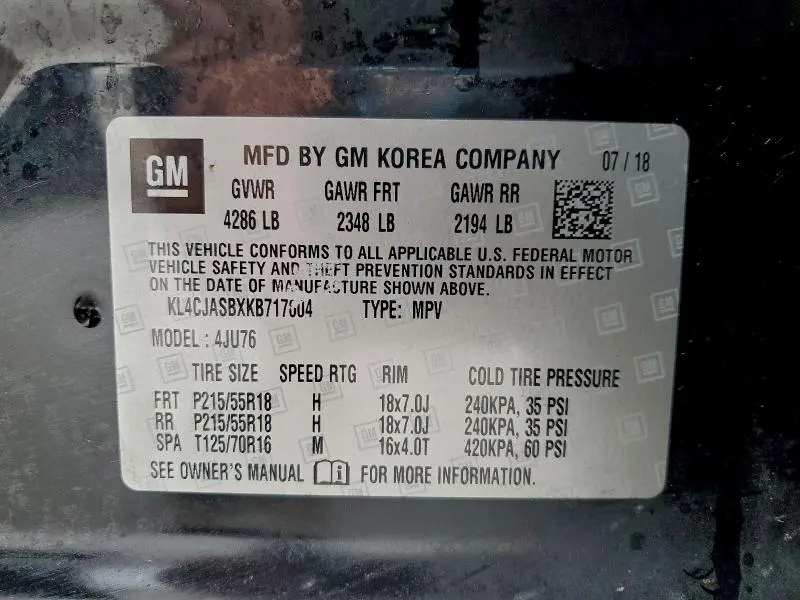 2019 BUICK ENCORE PREFERRED  