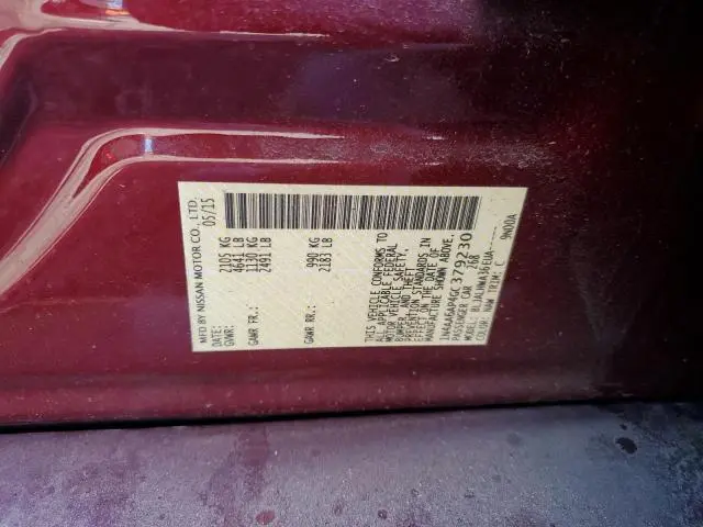 2016 NISSAN MAXIMA 3.5S  