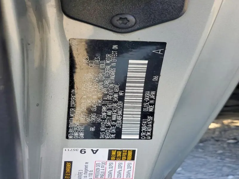2010 TOYOTA FJ CRUISER BASE  