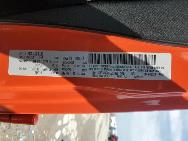 2015 JEEP WRANGLER UNLIMITED SPORT  