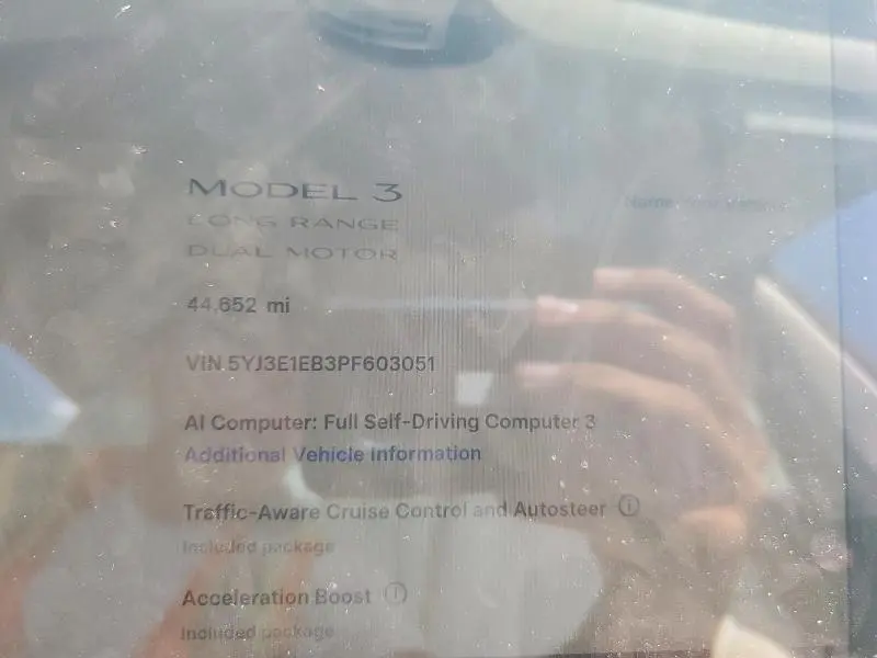2023 TESLA MODEL 3   