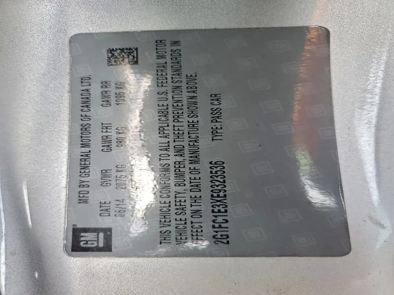 2014 CHEVROLET CAMARO LT  