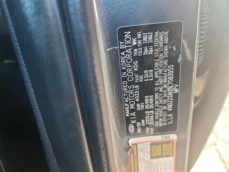 2020 KIA SOUL S  