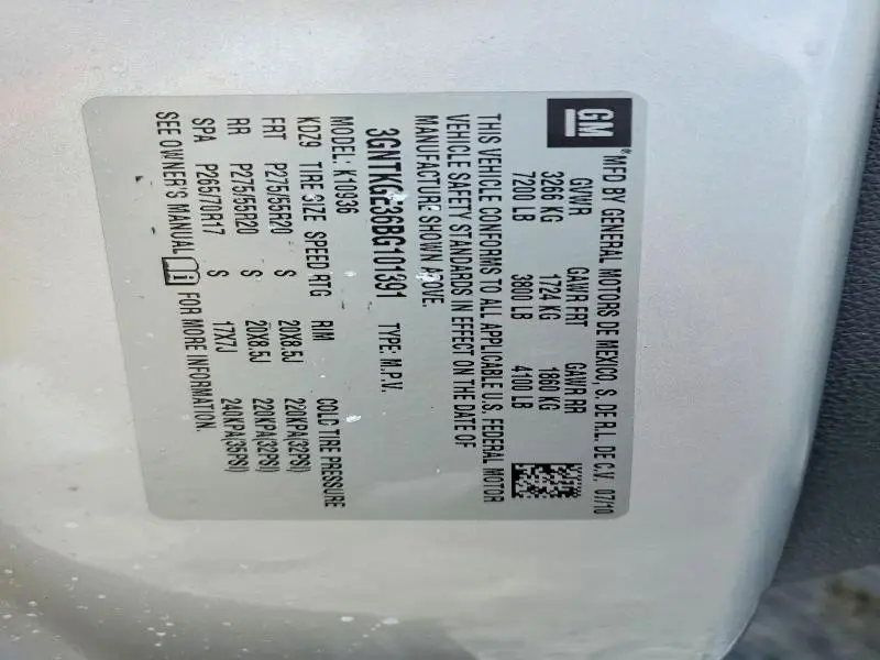 2011 CHEVROLET AVALANCHE LTZ  