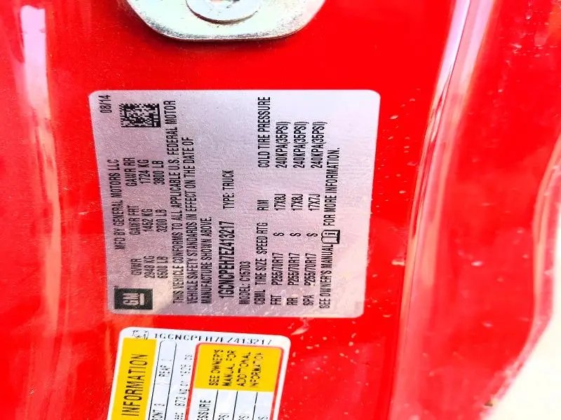 2014 CHEVROLET SILVERADO C1500  