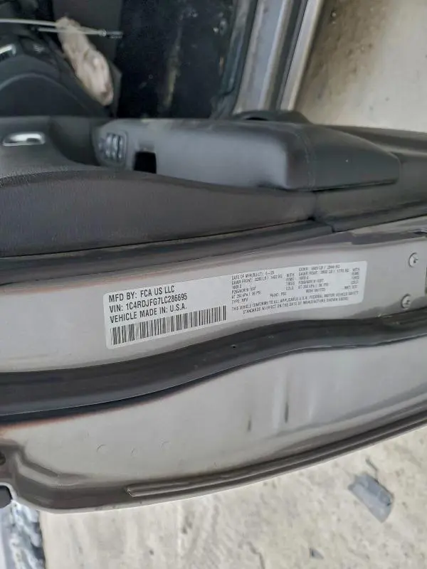 2020 DODGE DURANGO SSV  