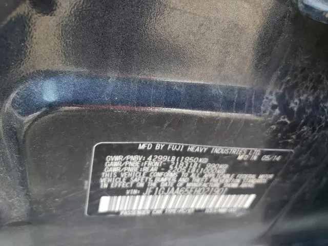 2014 SUBARU IMPREZA   