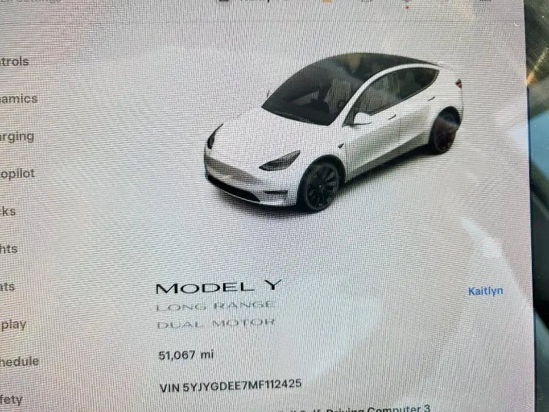 2021 TESLA MODEL Y 