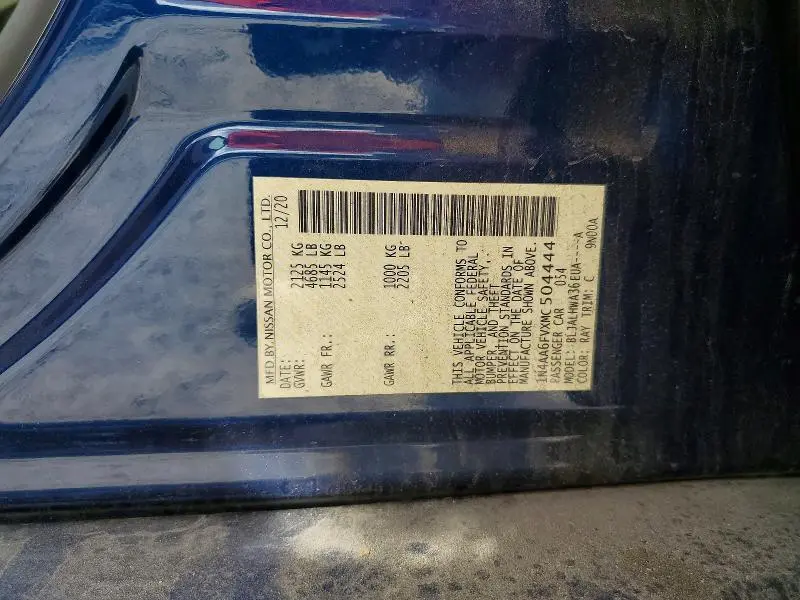 2021 NISSAN MAXIMA 3.5 PLATINUM  