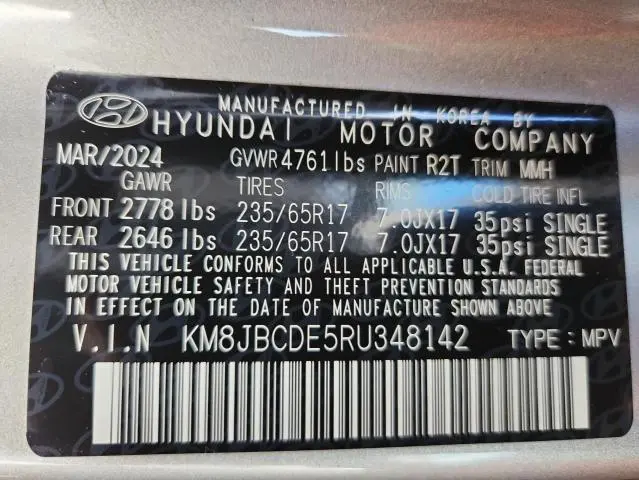 2024 HYUNDAI TUCSON SEL