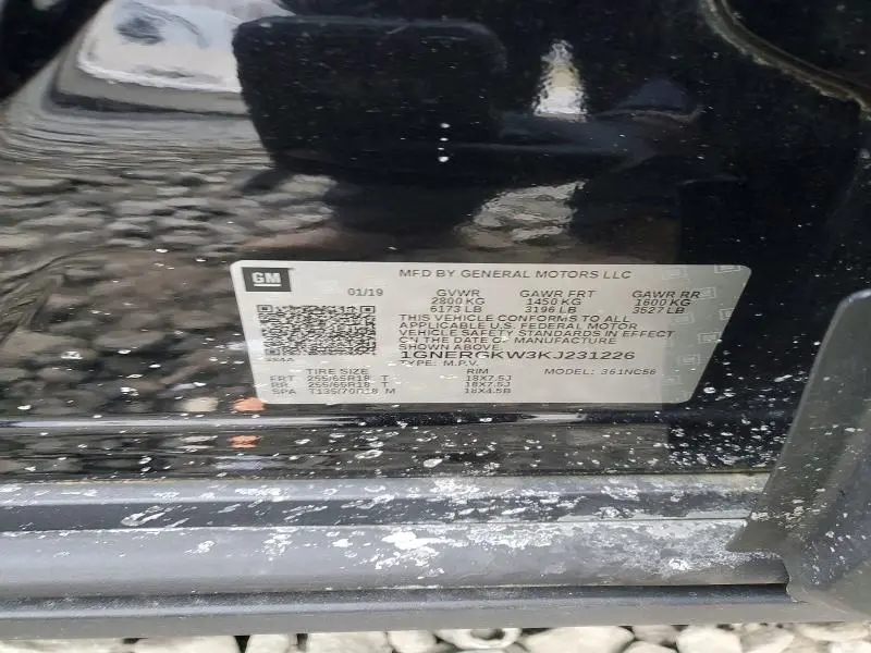 2019 CHEVROLET TRAVERSE LT  