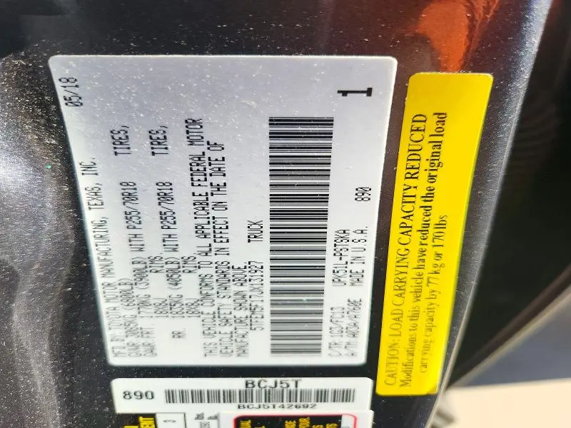 2018 TOYOTA TUNDRA CREWMAX SR5  