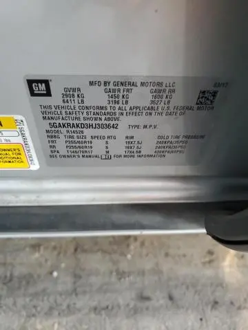 2017 BUICK ENCLAVE   