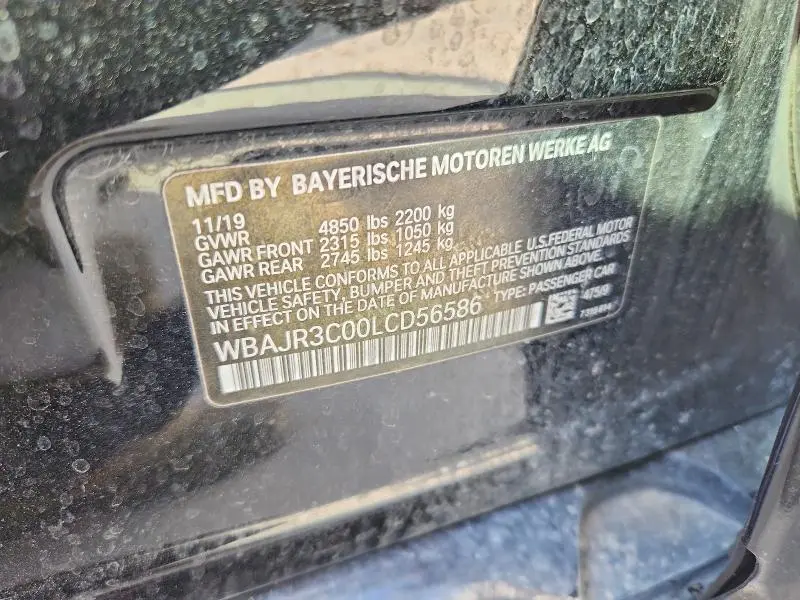2020 BMW 530 I  