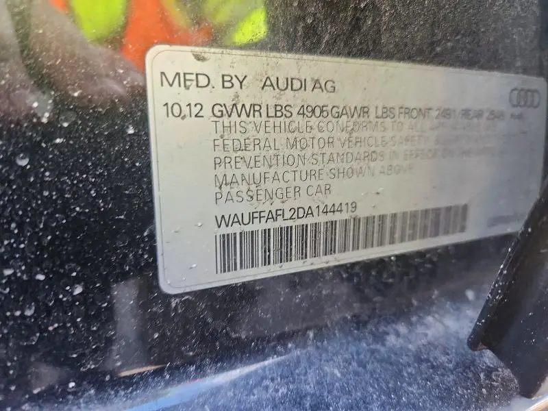 2013 AUDI A4 PREMIUM PLUS  