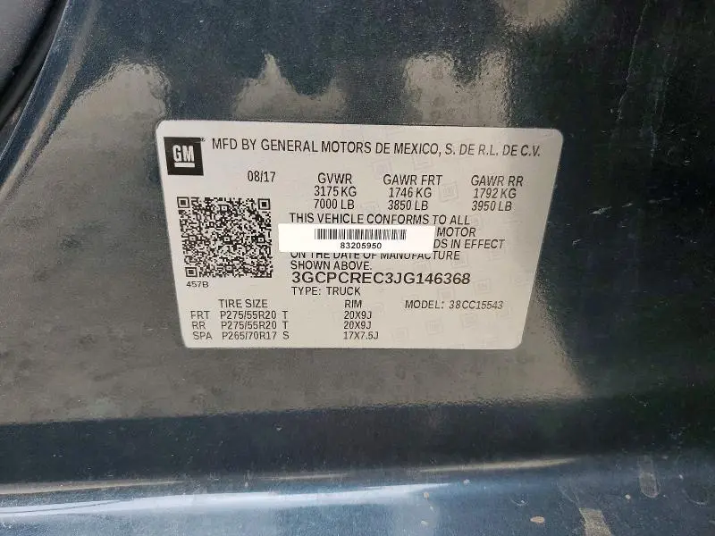 2018 CHEVROLET SILVERADO C1500 LT  