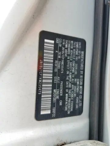 2019 NISSAN ROGUE SPORT S  