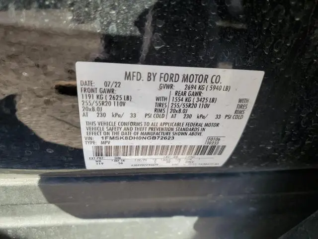 2022 FORD EXPLORER XLT  