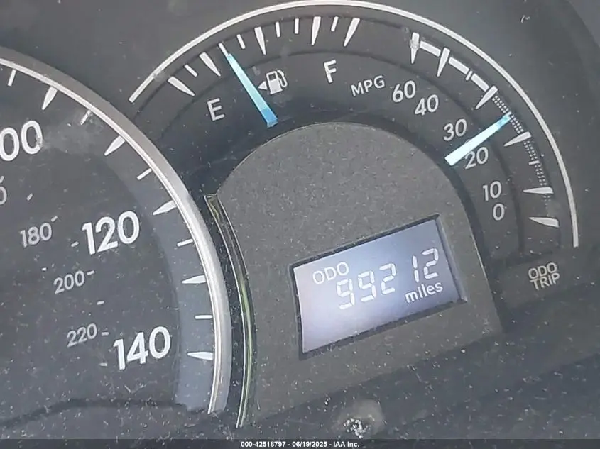 2012 TOYOTA CAMRY LE