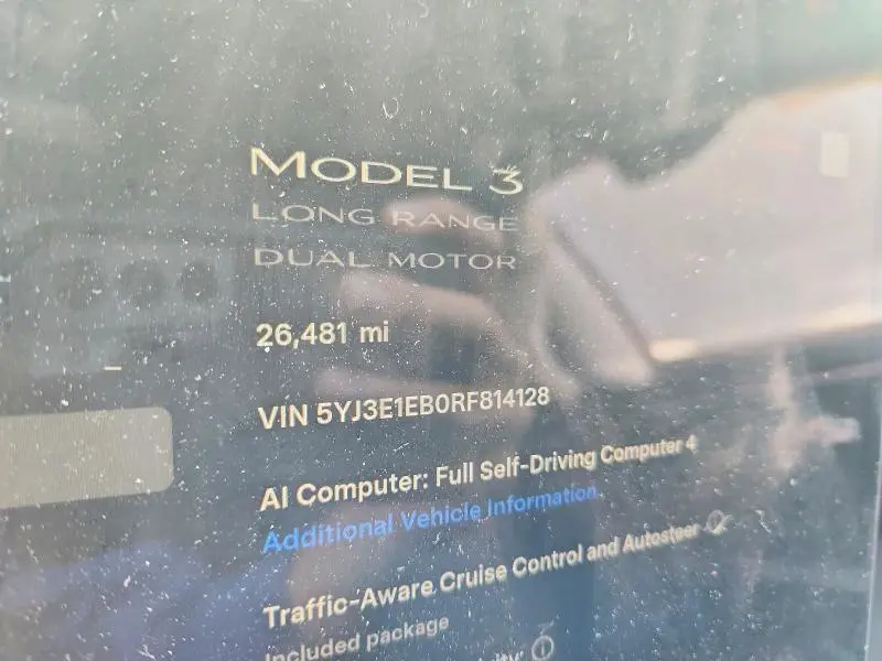 2024 TESLA MODEL 3   