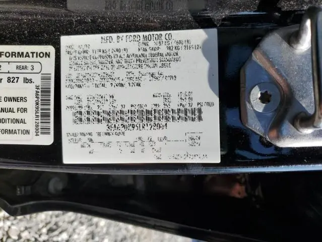 2020 FORD FUSION TITANIUM  