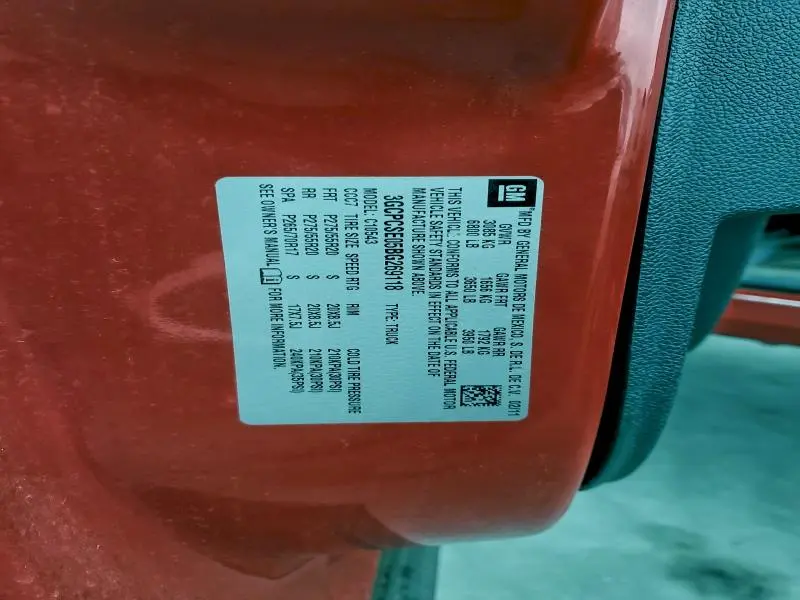 2011 CHEVROLET SILVERADO C1500 LT  